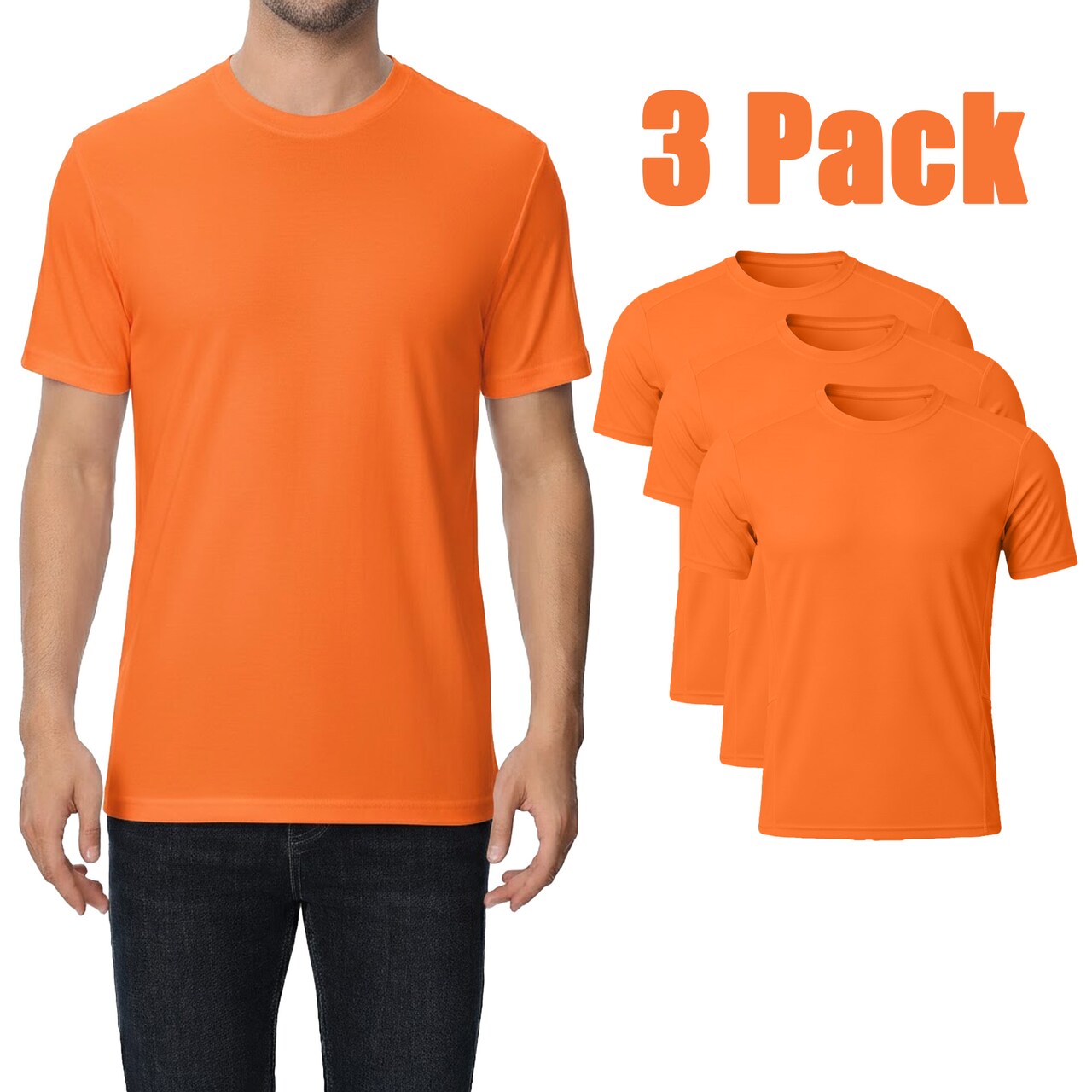 Zfeel ZF910 Work & Safety Performance T-Shirt – UPF 50, Quick-Dry Poly for Event staff